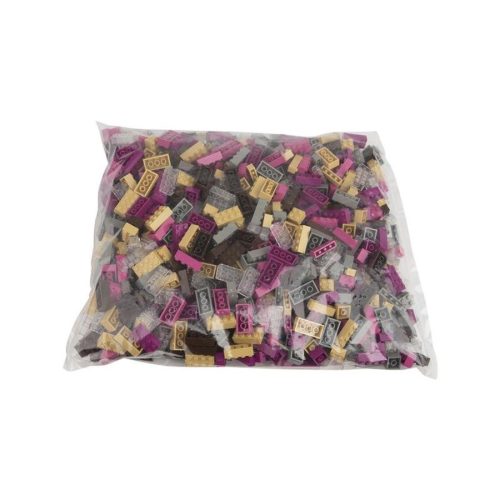 Q-BRiCKS® | 1000 db-os vegyes, 100% kompatibilis építőkocka készlet különleges színekben | elsősorban óvodáknak (alapkockák)