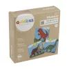 Q-BRiCKS | Dinoszauruszos készségfejlesztő mozaik építőjáték készlet
