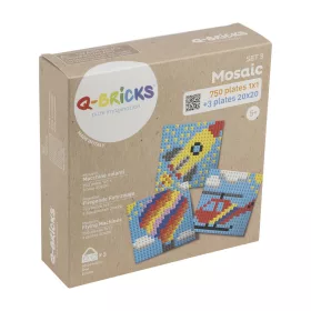   Q-BRiCKS | Légi járműves készségfejlesztő mozaik építőjáték készlet