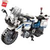QMAN® 11016 - Rendőrmotor építőjáték - 100% kompatibilis minden más kedvelt márkával