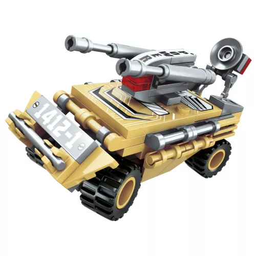 QMAN 1412 - 6 az 1-ben Árész a szuper robot építőjáték - 100% kompatibilis minden más kedvelt márkával