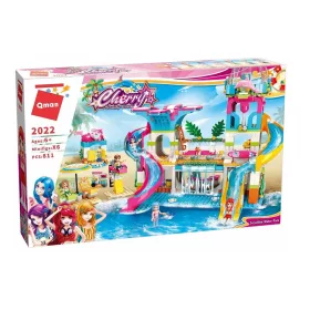   QMAN 2022 - Napfényes vízipark építőjáték - 100% kompatibilis minden más kedvelt márkával