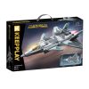QMAN 22020 - Chengdu J–20 lopakodó harci repülőgép - 100% technic-kompatibilis építőjáték