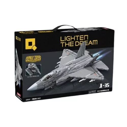 QMAN 23017 - Shenyang J-35 lopakodó hordozó alapú vadászgép - 100% technic-kompatibilis építőjáték