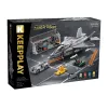 QMAN 23019 - Shenyang J-35 lopakodó hordozó alapú vadászgép és reptéri járművek - 100% technic-kompatibilis építőjáték