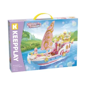   QMAN 36014 Keepplay - A hercegnő luxusjachtja építőjáték - 100% kompatibilis minden más kedvelt márkával