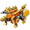 QMAN 41215 - Csodakocka - Acélgerincű Stegosaurus építőjáték - 100% kompatibilis minden más kedvelt márkával