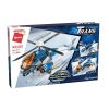 QMAN® 42103 - 3 az 1-ben Helikopter, Repülő sárkány, Vadászgép építőjáték - 100% kompatibilis minden más kedvelt márkával