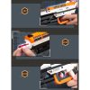 QMAN® 42109 - 3 az 1-ben Játékfegyverek építőjáték - 100% kompatibilis minden más kedvelt márkával