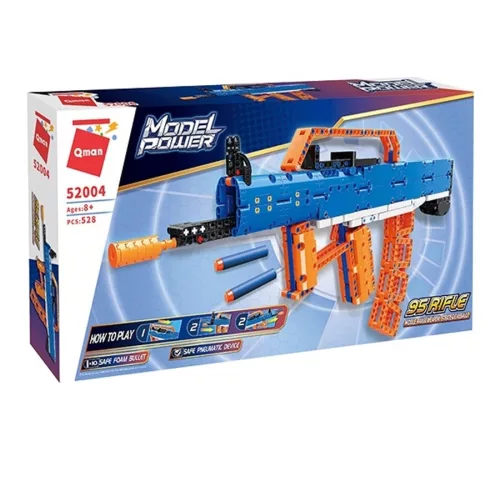 QMAN 52004 - Type-95 gépkarabély játékpuska - 100% technic-kompatibilis építőjáték