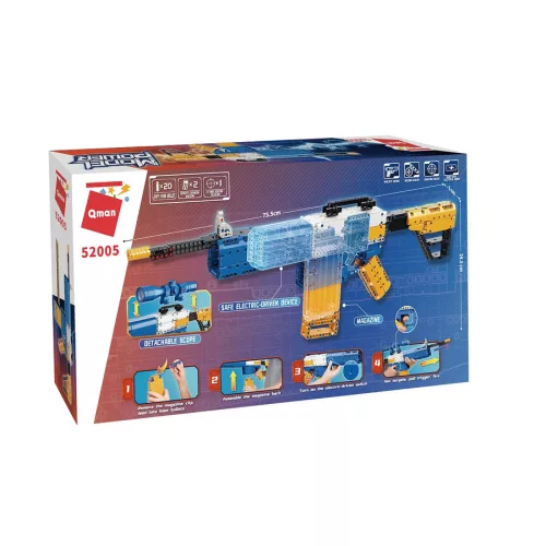 QMAN 52005 - M4 gépkarabély automata játékpuska - 100% technic-kompatibilis építőjáték
