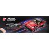 QMAN® 54001 - Tech piros sportautó - 100% technic-kompatibilis építőjáték