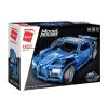QMAN® 54005 - Phantom kék sportautó - 100% technic-kompatibilis építőjáték