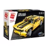 QMAN 54006 - Sárga sportautó - 100% technic-kompatibilis építőjáték