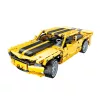 QMAN 54006 - Sárga sportautó - 100% technic-kompatibilis építőjáték