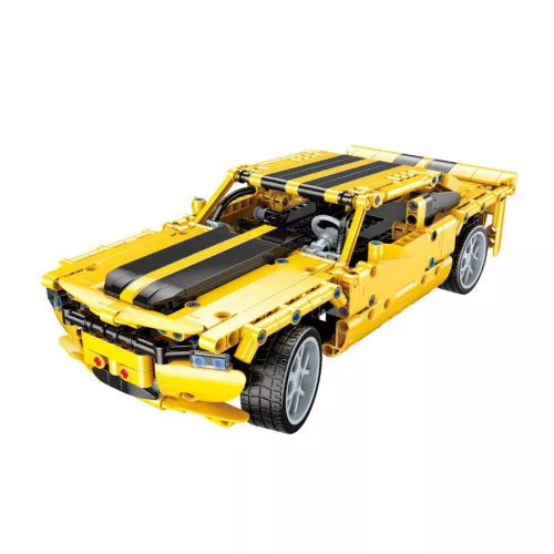 QMAN 54006 - Sárga sportautó - 100% technic-kompatibilis építőjáték