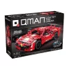 QMAN 54007 - Lightning Flame piros versenyautó - 100% technic-kompatibilis építőjáték
