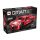 QMAN® 54007 - Lightning Flame piros versenyautó - 100% technic-kompatibilis építőjáték