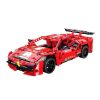 QMAN® 54007 - Lightning Flame piros versenyautó - 100% technic-kompatibilis építőjáték