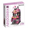 QMAN® C0103 Keepplay - Szépségház építőjáték - 100% kompatibilis minden más kedvelt márkával