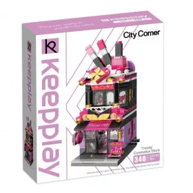   QMAN C0103 Keepplay - Szépségház építőjáték - 100% kompatibilis minden más kedvelt márkával