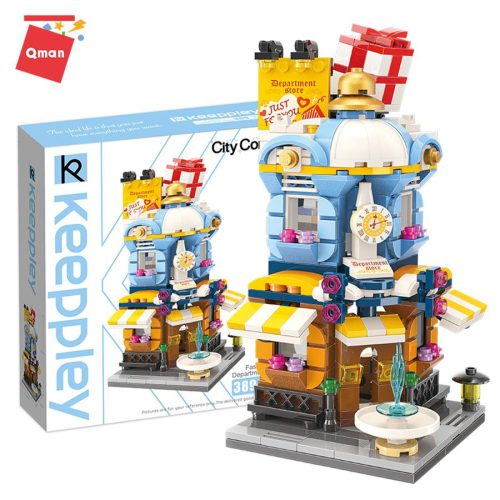 QMAN® C0105 Keepplay - Divat shopping bevásárlóház építőjáték - 100% kompatibilis minden más kedvelt márkával