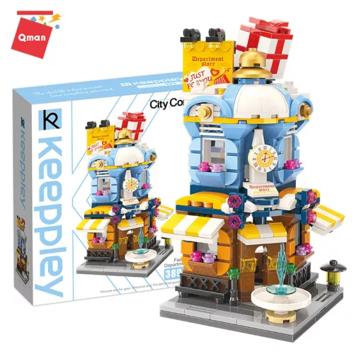 QMAN C0105 Keepplay - Divat shopping bevásárlóház építőjáték - 100% kompatibilis minden más kedvelt márkával