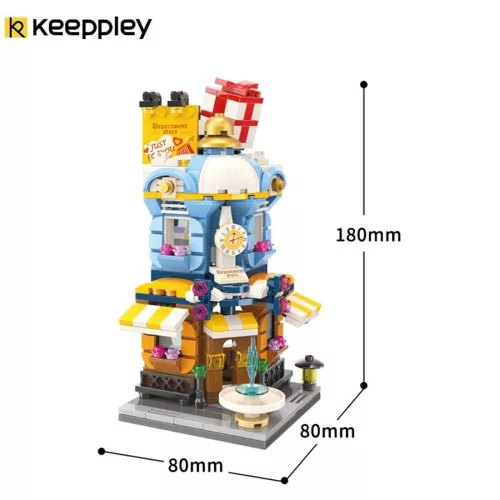 QMAN C0105 Keepplay - Divat shopping bevásárlóház építőjáték - 100% kompatibilis minden más kedvelt márkával