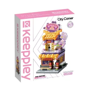   QMAN K28001 Keepplay - Legyező bolt építőjáték - 100% kompatibilis minden más kedvelt márkával