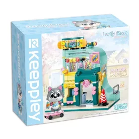   QMAN K28009 Keepplay - Husky gördeszka boltja építőjáték - 100% kompatibilis minden más kedvelt márkával