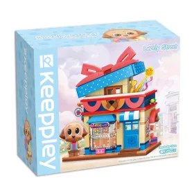   QMAN K28011 Keepplay - Poodle kutyus játékboltja építőjáték - 100% kompatibilis minden más kedvelt márkával