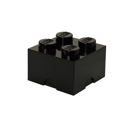 LEGO® Kiegészítő - Tároló doboz 4-es fekete