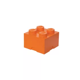 LEGO Kiegészítő - Tároló doboz 4-es narancs
