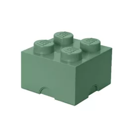 LEGO Kiegészítő - Tároló doboz 4-es homokzöld