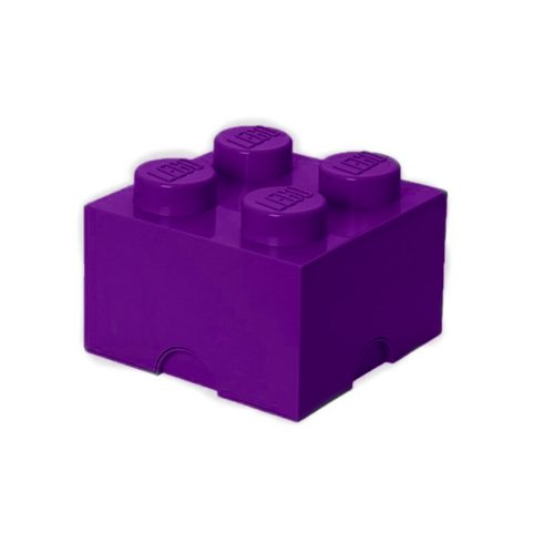 LEGO® Kiegészítő - Tároló doboz 4-es lila
