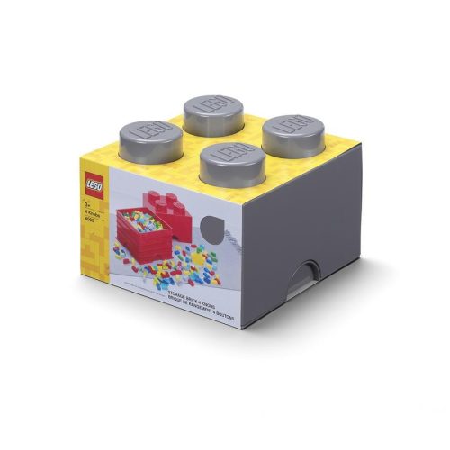 LEGO® Kiegészítő - Tároló doboz 4-es szürke