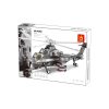WANGE® 4002 - Katonai helikopter építőjáték - 100% kompatibilis minden más kedvelt márkával