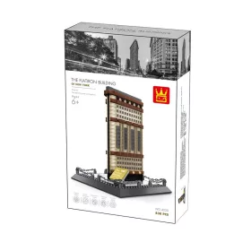   WANGE 4220 - Flatiron building – New York, USA építőjáték - 100% kompatibilis minden más kedvelt márkával