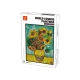 WANGE 5122 - Van Gogh napraforgói építőjáték - 100% kompatibilis minden más kedvelt márkával