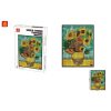 WANGE® 5122 - Van Gogh napraforgói építőjáték - 100% kompatibilis minden más kedvelt márkával