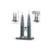 WANGE 5213 - Petronas tornyok Kuala Lumpur – Malájzia építőjáték - 100% kompatibilis minden más kedvelt márkával