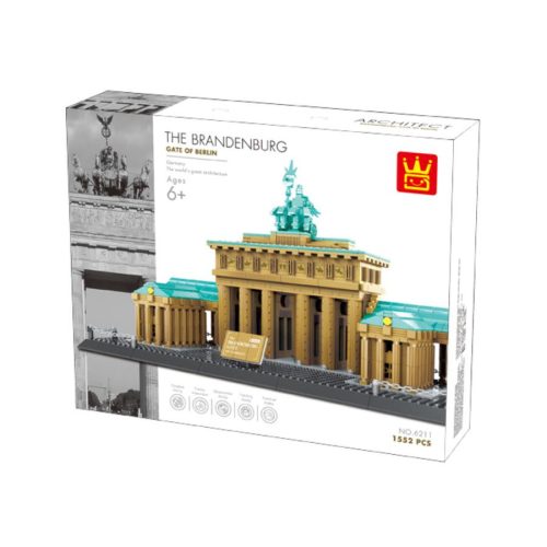 WANGE 6211 - Brandenburgi kapu Berlin – Németország építőjáték - 100% kompatibilis minden más kedvelt márkával