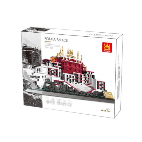 WANGE 6217 - Tibeti Potala palota – Kína építőjáték - 100% kompatibilis minden más kedvelt márkával