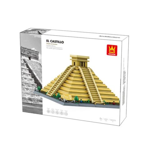WANGE® 6225 - El Castillo Kukulkán – Mexikó építőjáték - 100% kompatibilis minden más kedvelt márkával