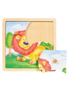 Fogantyús puzzle (4 db-os, oroszlános)