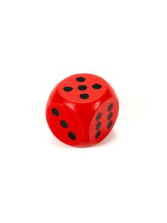 Fa dobókocka 1,5 cm (piros)
