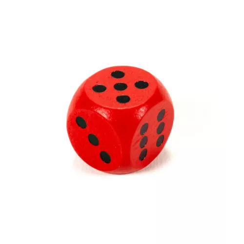 Fa dobókocka 1,5 cm (piros)