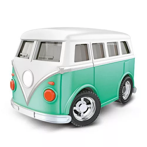 Fém VW kisbusz - türkiz