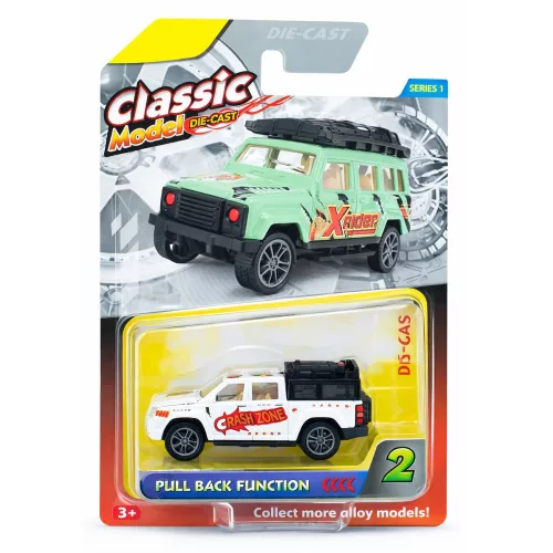 Fém Off-Road autó - fehér