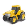 Fém mini traktor - sárga